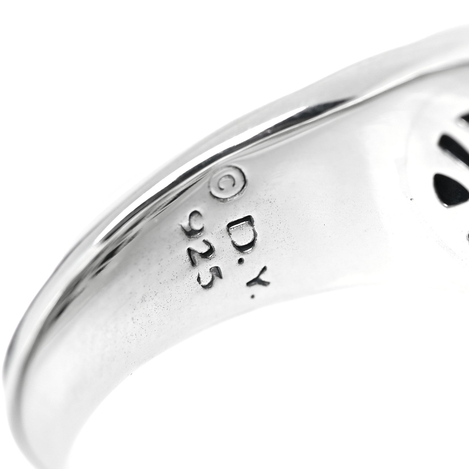 David Yurman Sterling Silver Sculpted Cable Ring 54 7 5 of 5