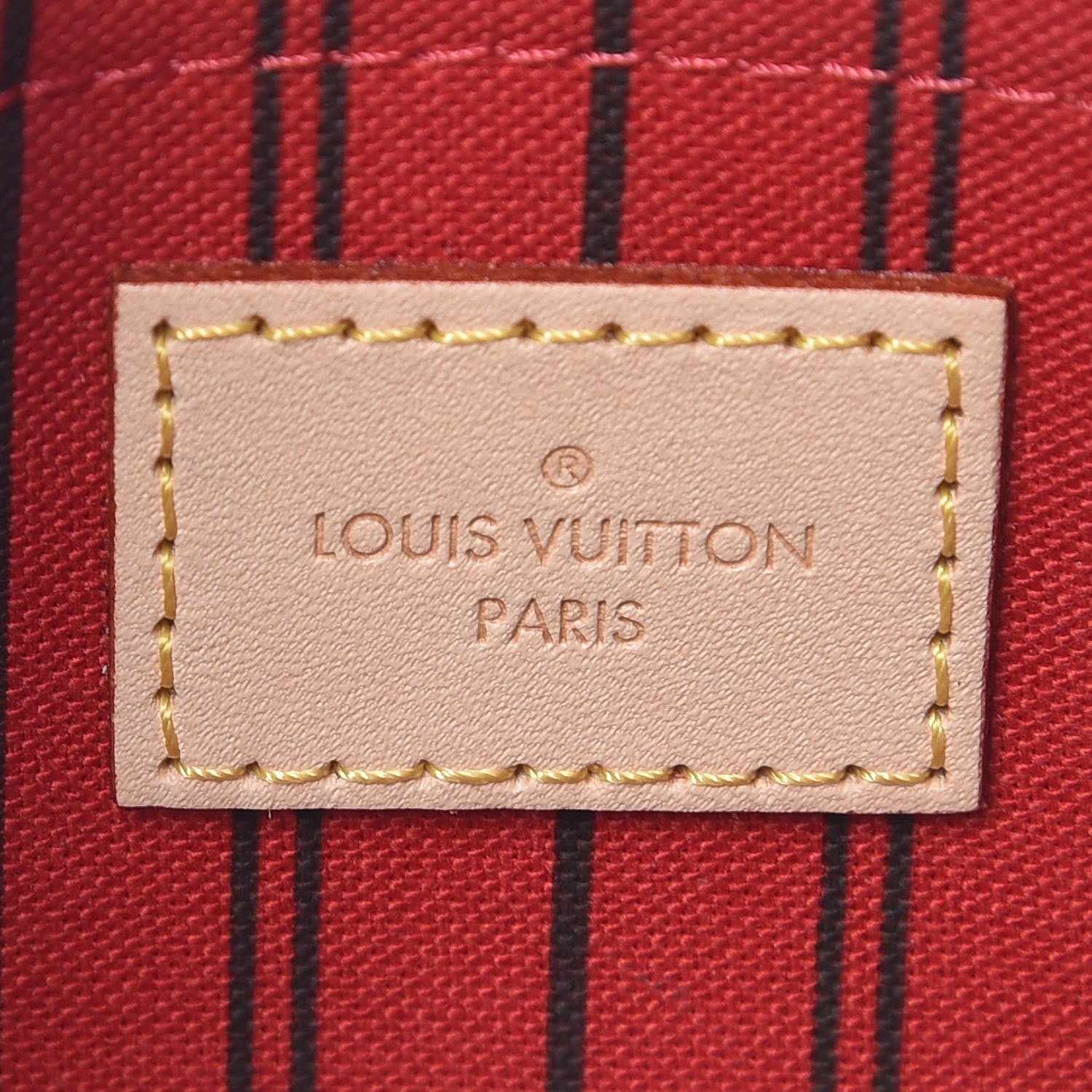 Louis Vuitton Monogram Neverfull MM GM Pochette Cherry 7 of 9