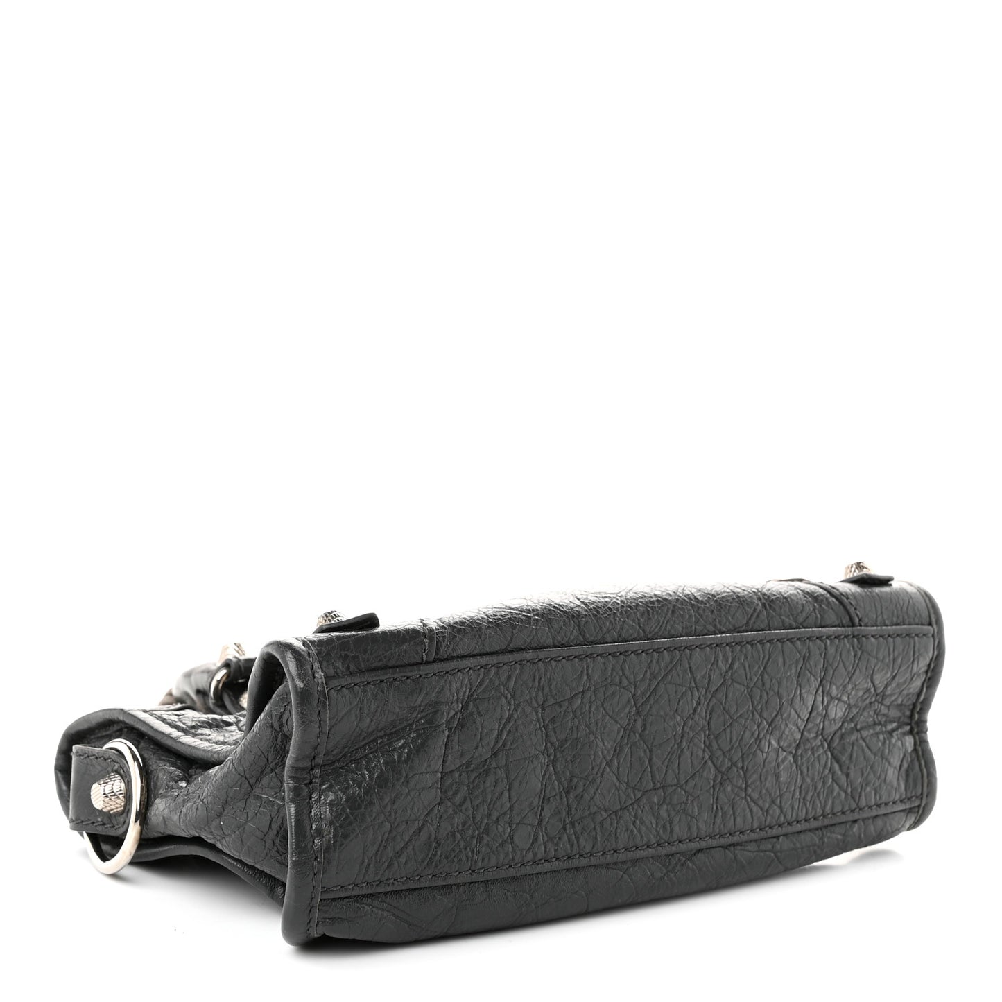 Agneau Giant 12 Silver Hardware Mini City Gris Fossile