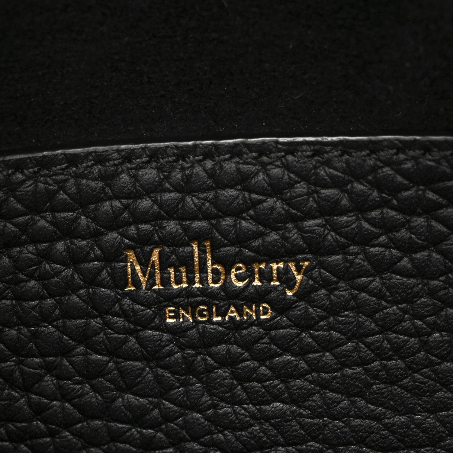 Mulberry Heavy Grain Mini Alexa Black 6 of 9