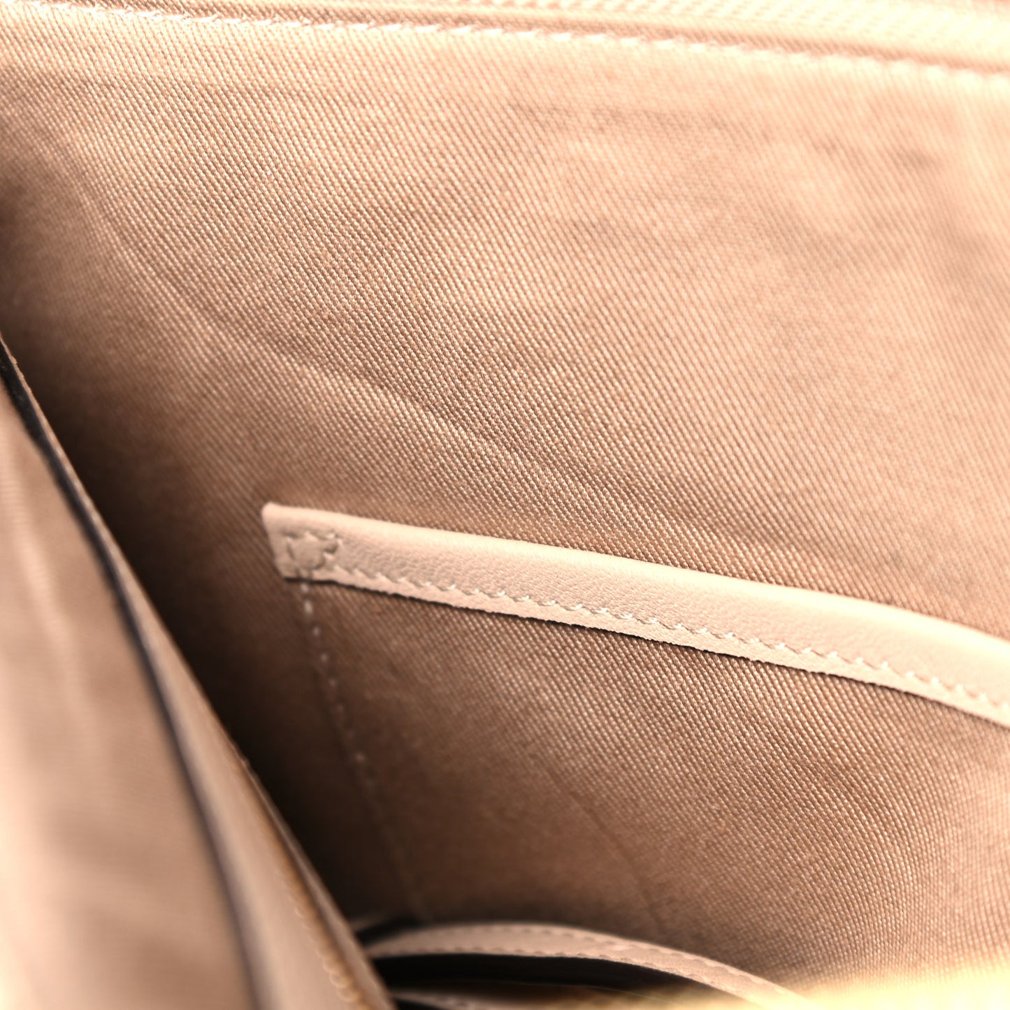 Metallic Visetos Medium Punk Rabbit Crossbody Pouch Beige
