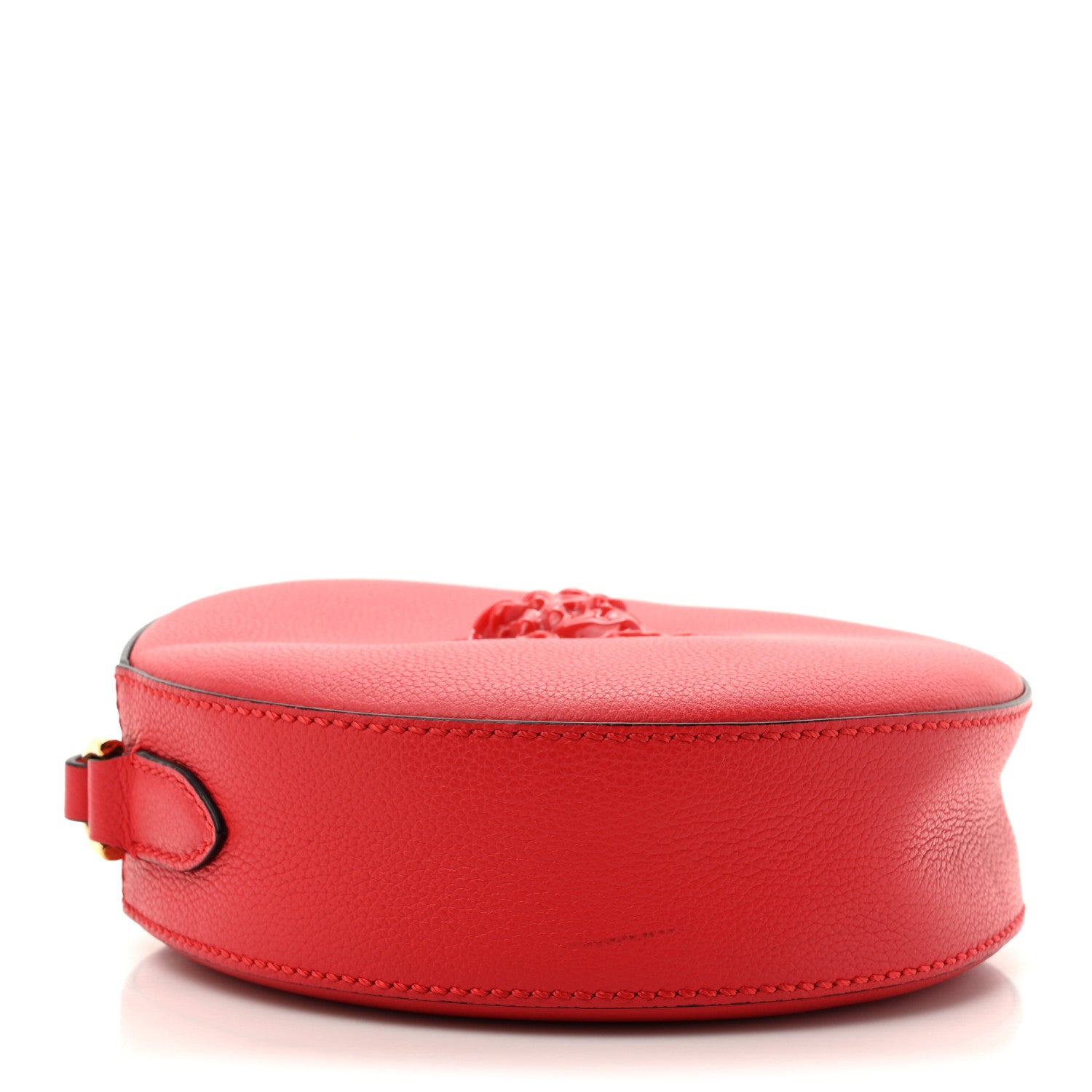 Versace Calfskin La Medusa Round Camera Bag Red 4 of 9