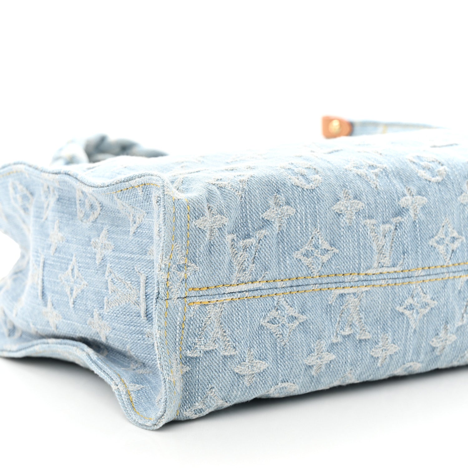 Louis Vuitton Monogram Washed Denim Let Go PM Sky Blue 8 of 10