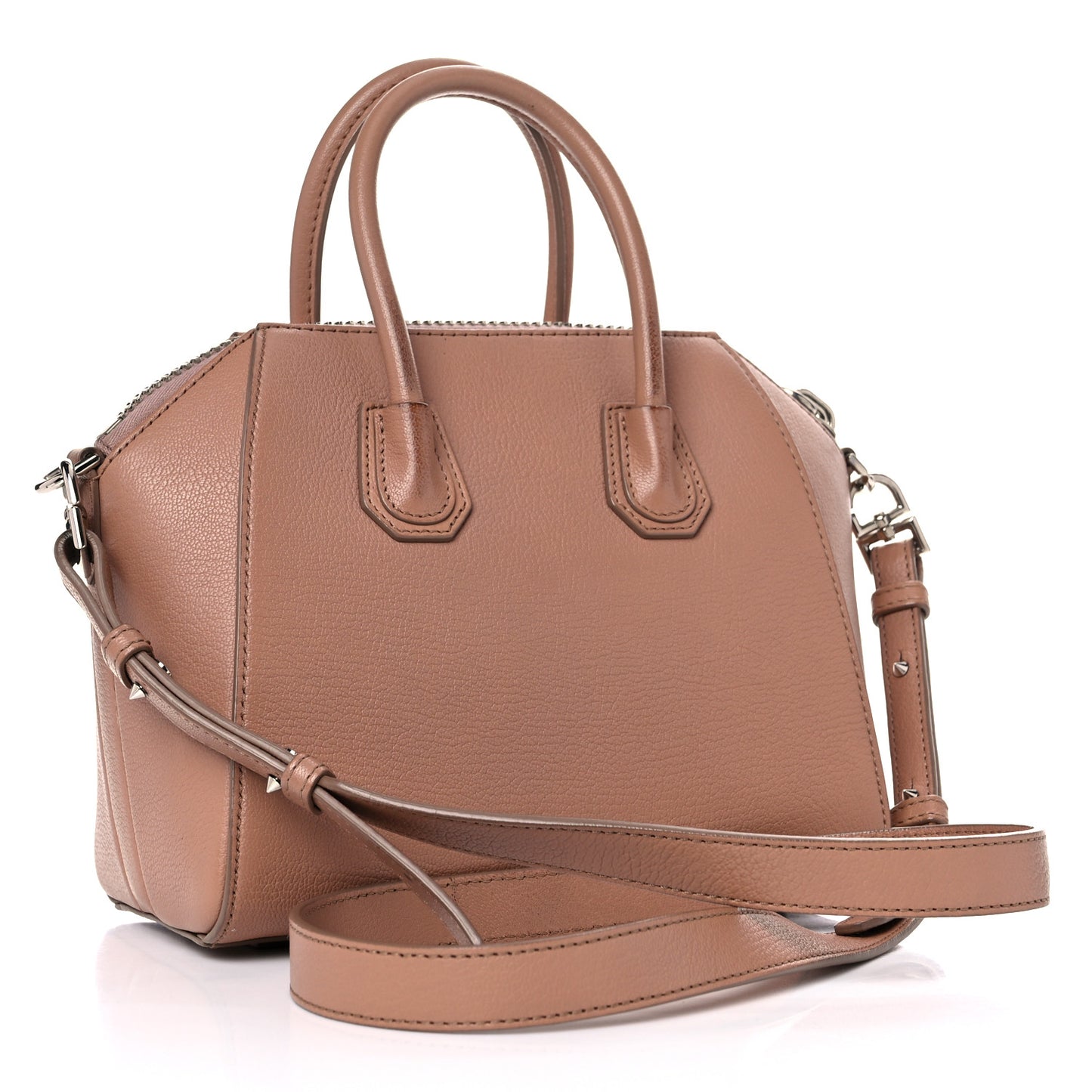 Sugar Goatskin Mini Antigona Old Pink