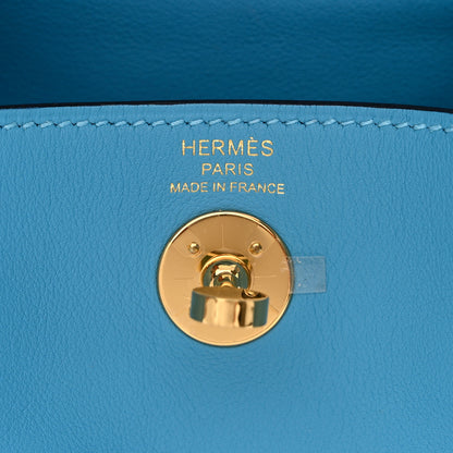 Hermes Swift Mini Lindy 20 Bleu Du Nord 6 of 11