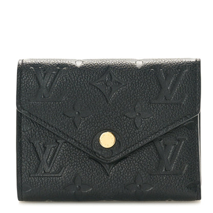 Louis Vuitton Empreinte Victorine Wallet Black 1 of 7