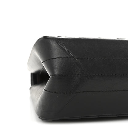 Chanel Aged Calfskin Chevron Quilted 2.55 Reissue 226 Flap Black 9 of 10