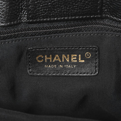 Chanel Calfskin Cerf Executive Shopper Tote Black 6 of 12