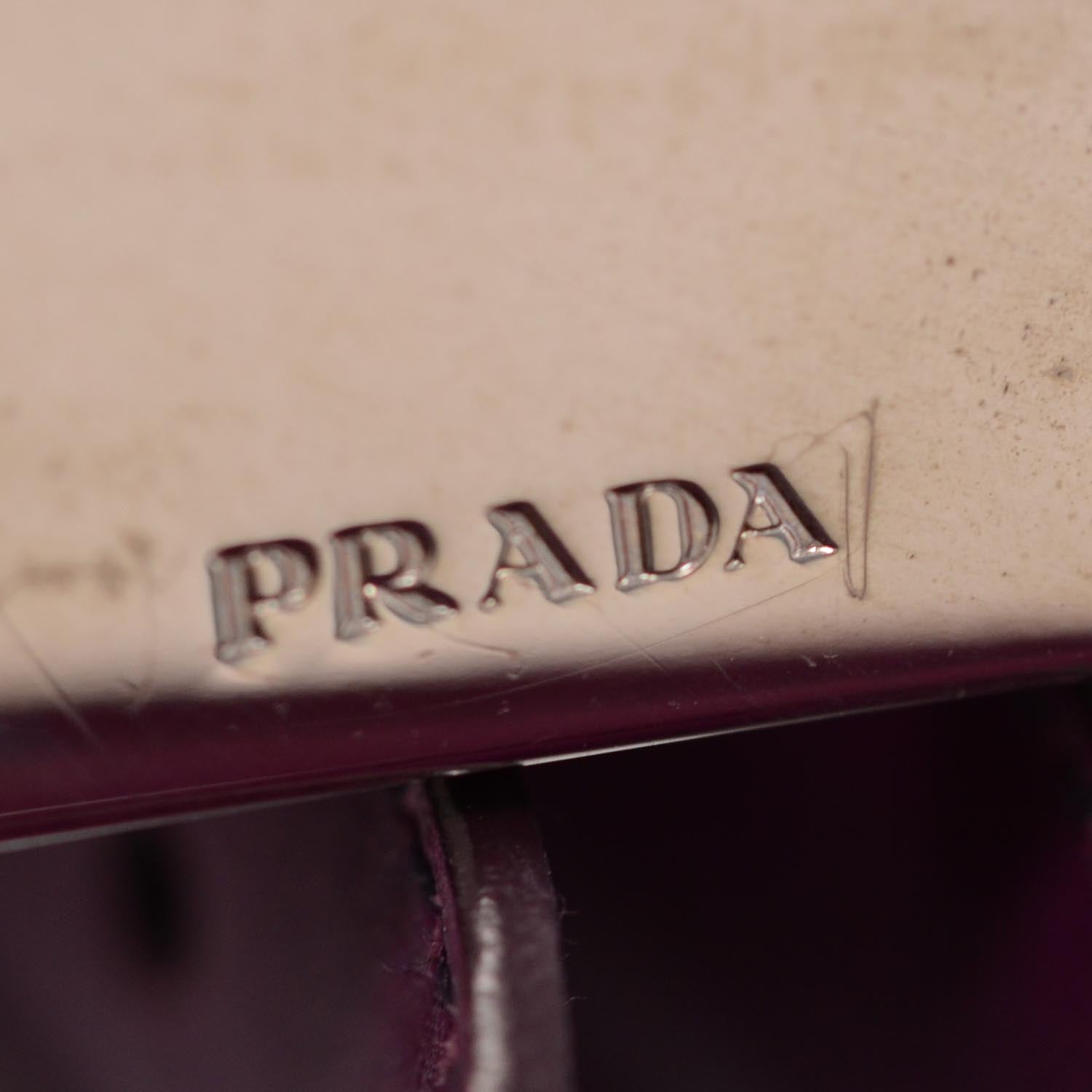 Prada Saffiano Jeweled Buckle Belt 36 90 4 of 9