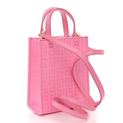 Givenchy Coated Canvas Logo 4G Mini Tote Tote Pink 3 of 9