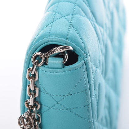 Christian Dior Lambskin Cannage Miss Dior Promenade Pouch Turquoise 13 of 15