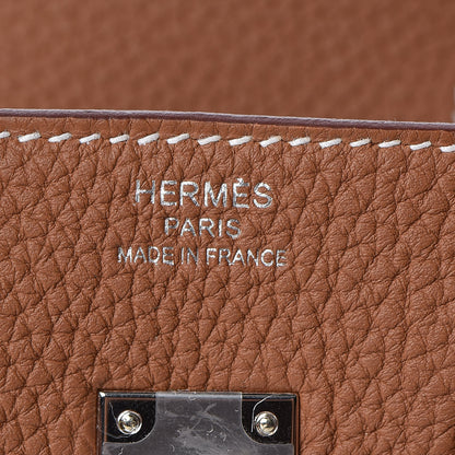 Hermes Togo Birkin 25 Gold 8 of 34
