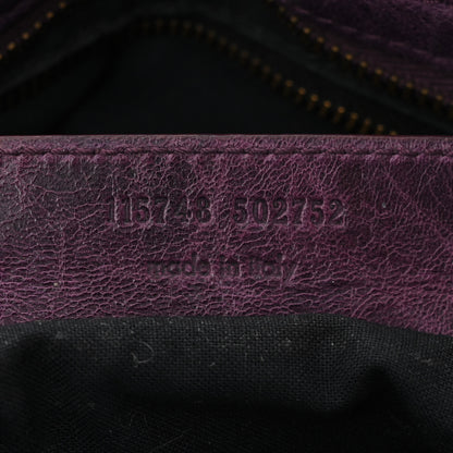 Balenciaga Agneau Classic Hardware City Raisin 7 of 16