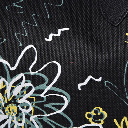 Burberry Coated Canvas Medium Reversible Doodle Tote Black 11 of 15