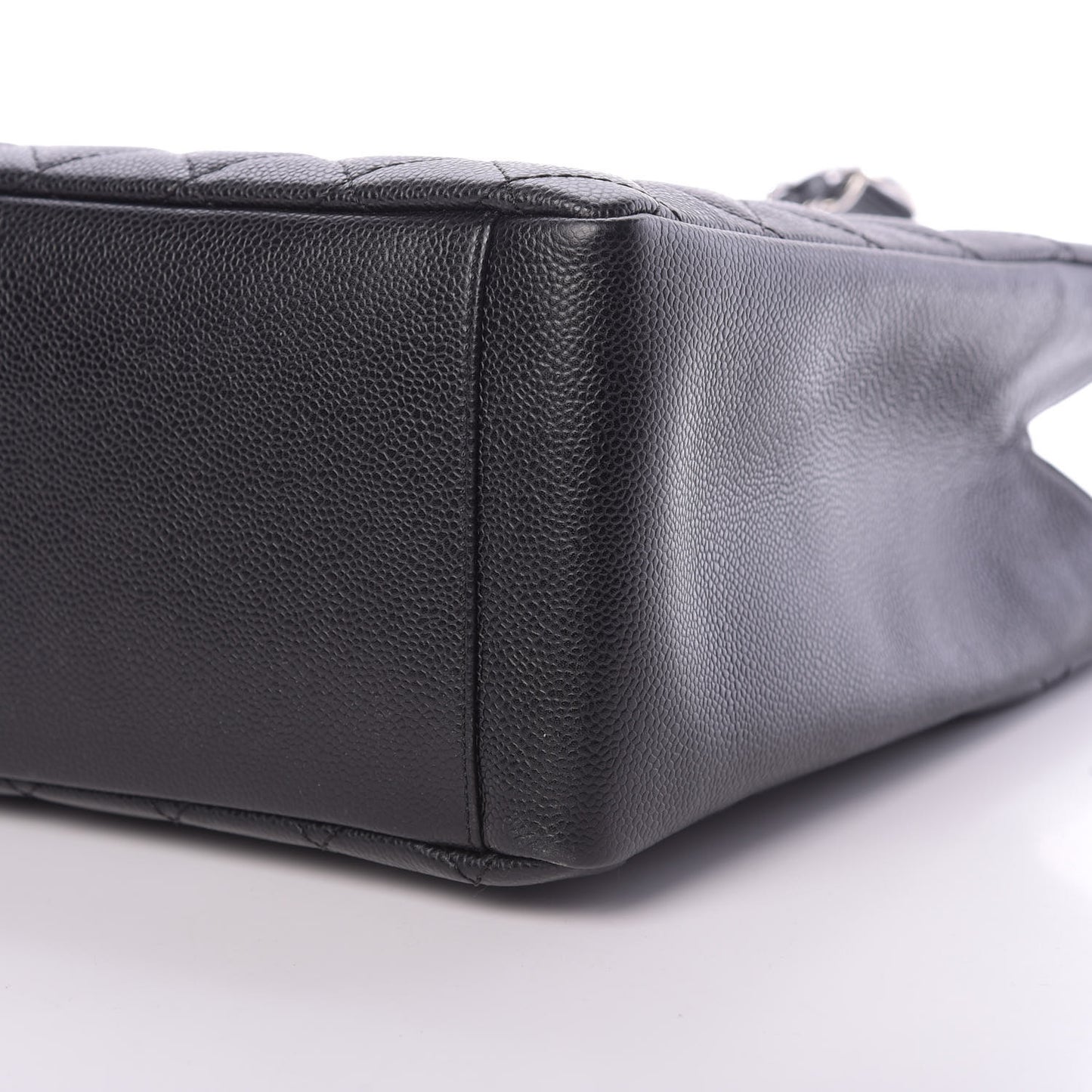 Caviar Quilted Grand Shopping Tote GST Black