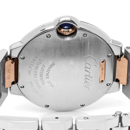 Cartier Stainless Steel 18K Pink Gold 36mm Ballon Bleu De Cartier Automatic Watch 4 of 5
