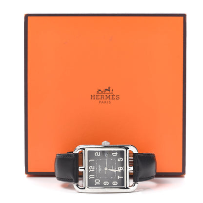 Hermes Stainless Steel Barenia 36mm Cape Cod Automatic Watch Noir 6 of 6