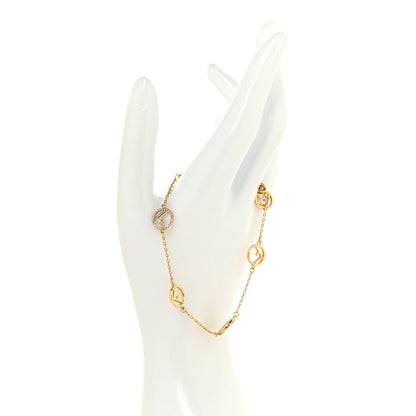 Fendi Metal Crystal F is Fendi Bracelet Gold 2 of 6