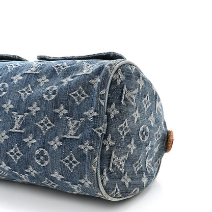 Louis Vuitton Monogram Denim Neo Speedy Blue 11 of 14