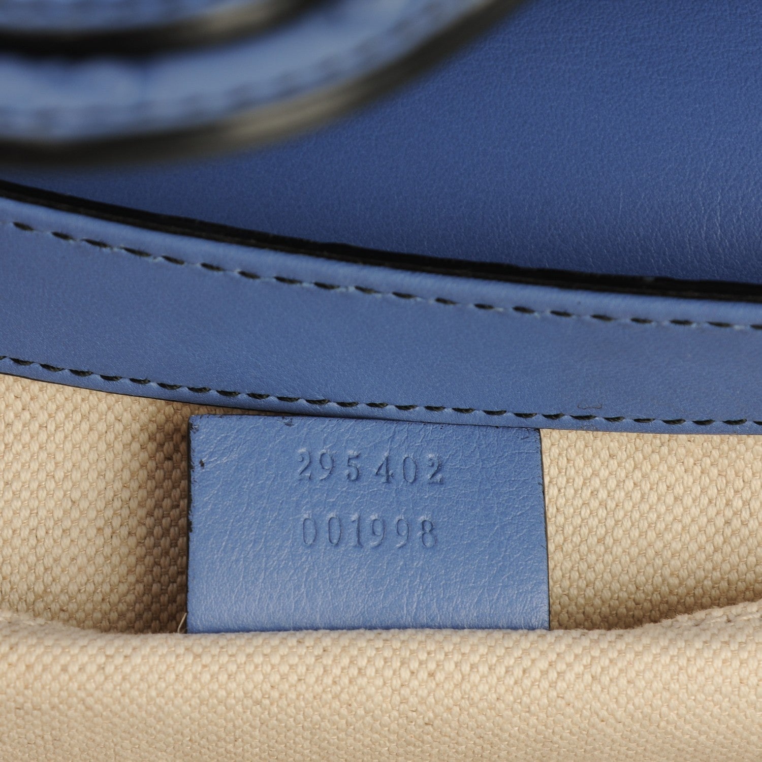 Gucci Soft Guccissima Medium Emily Chain Shoulder Bag Mineral Blue 7 of 8