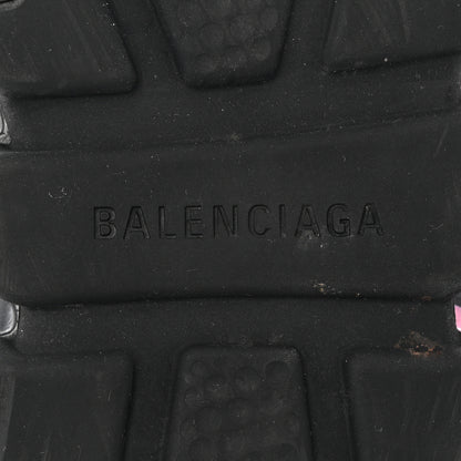Balenciaga Recycled Knit Womens Speed Graffiti Sneakers 39 Black Pink 8 of 9