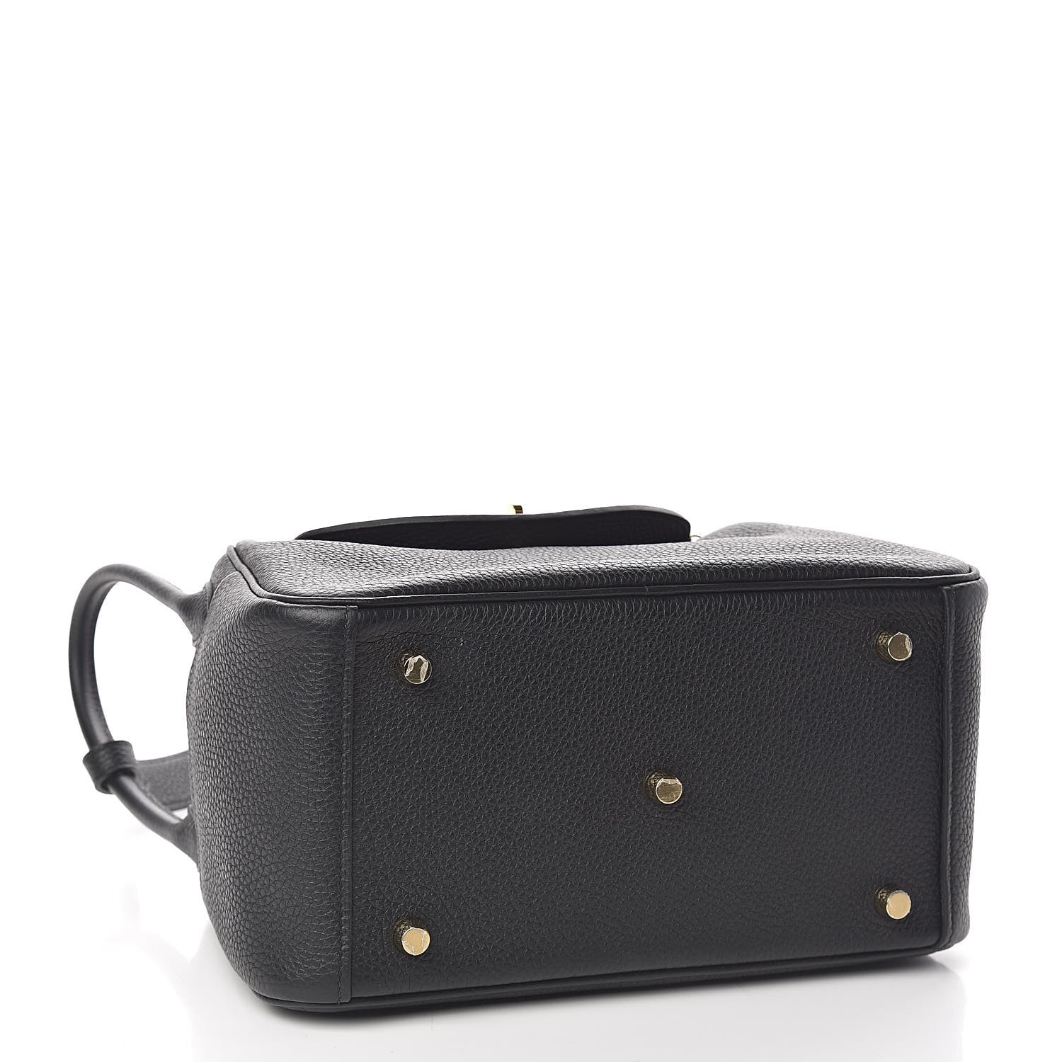 Hermes Taurillon Clemence Lindy 26 Black 4 of 11