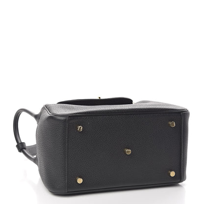 Hermes Taurillon Clemence Lindy 26 Black 4 of 11