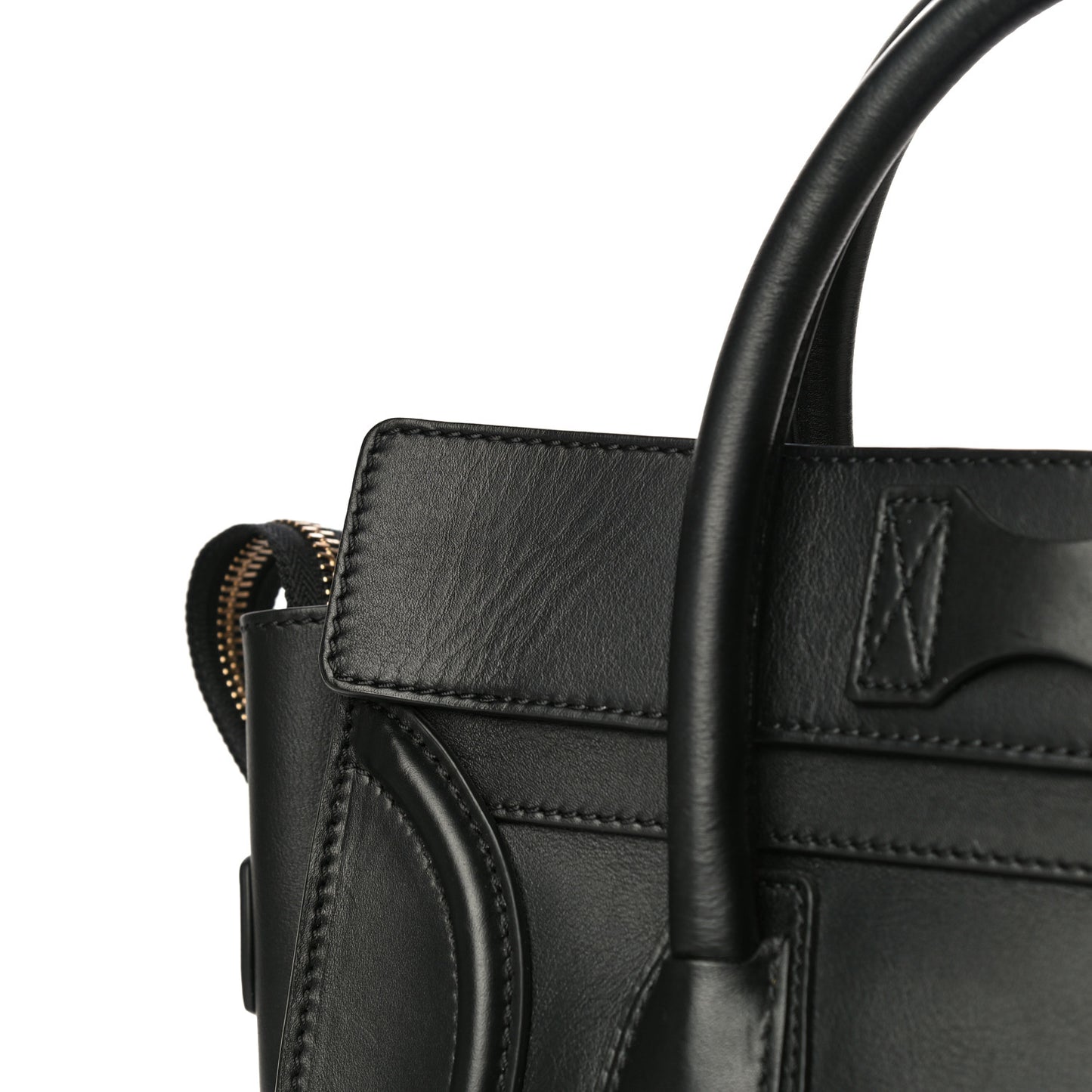 Smooth Calfskin Mini Luggage Black