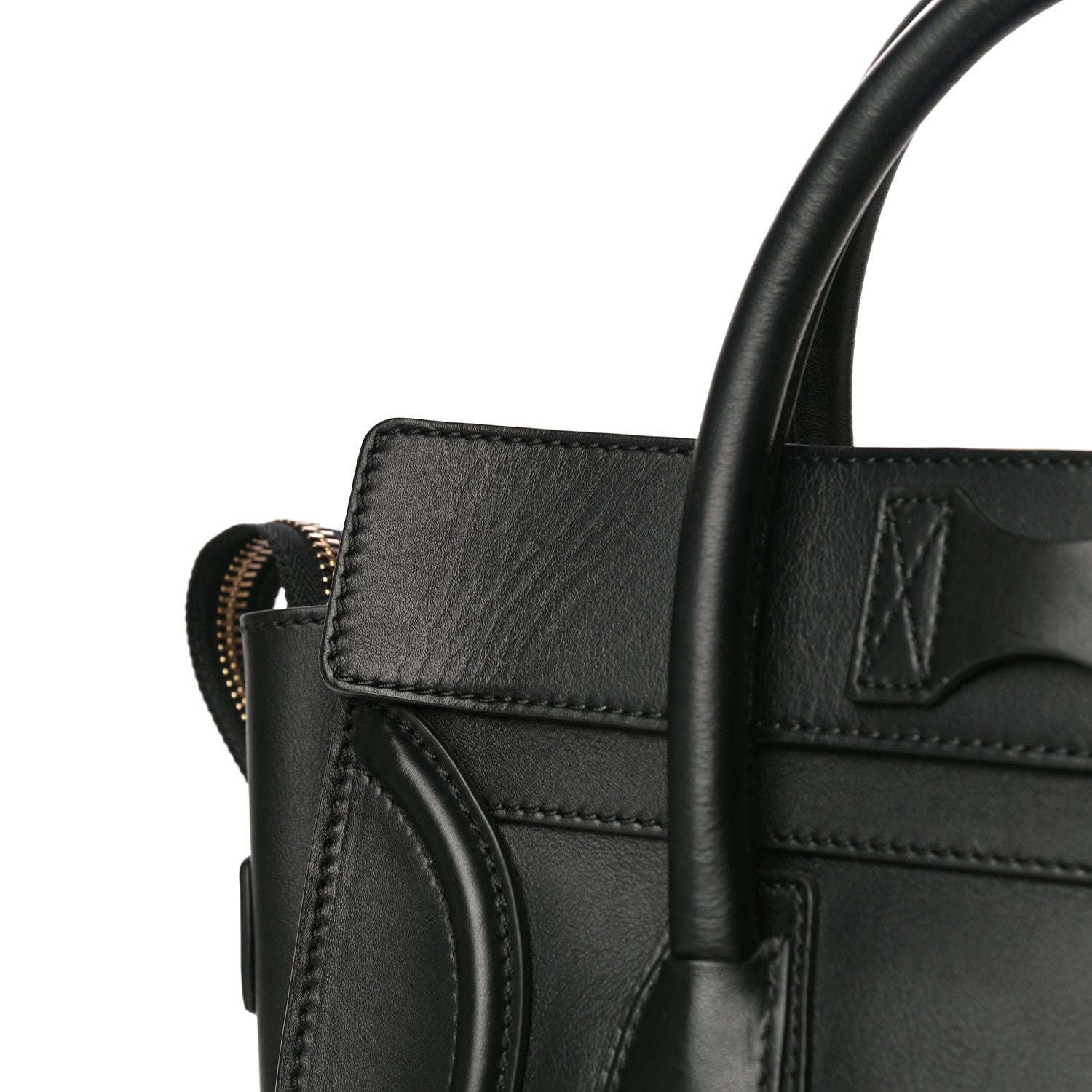 Celine Smooth Calfskin Mini Luggage Black 20 of 30