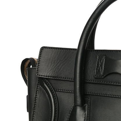Celine Smooth Calfskin Mini Luggage Black 20 of 30