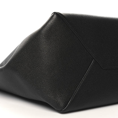 Celine Soft Grained Calfskin Small Belt Cabas Phantom Black 9 of 10