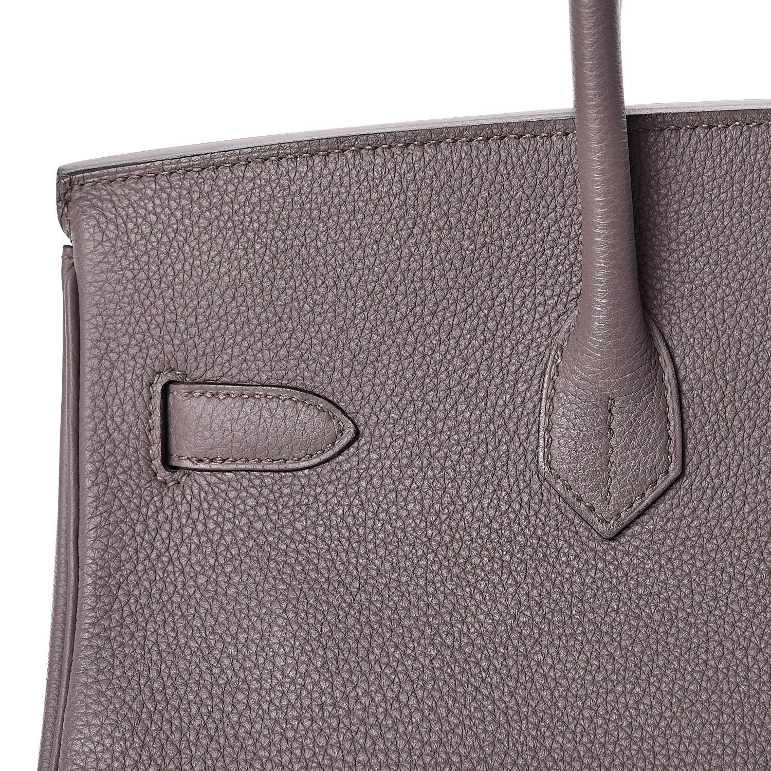 Hermes Togo Birkin 35 Etain 9 of 32