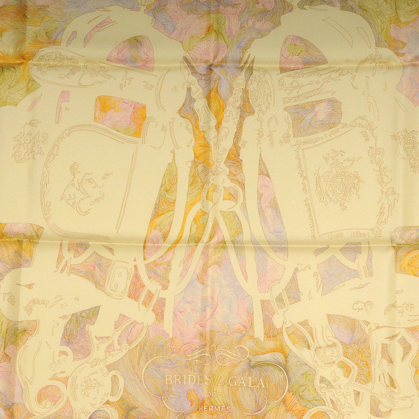 Silk Brides De Gala En Finesse Scarf 90