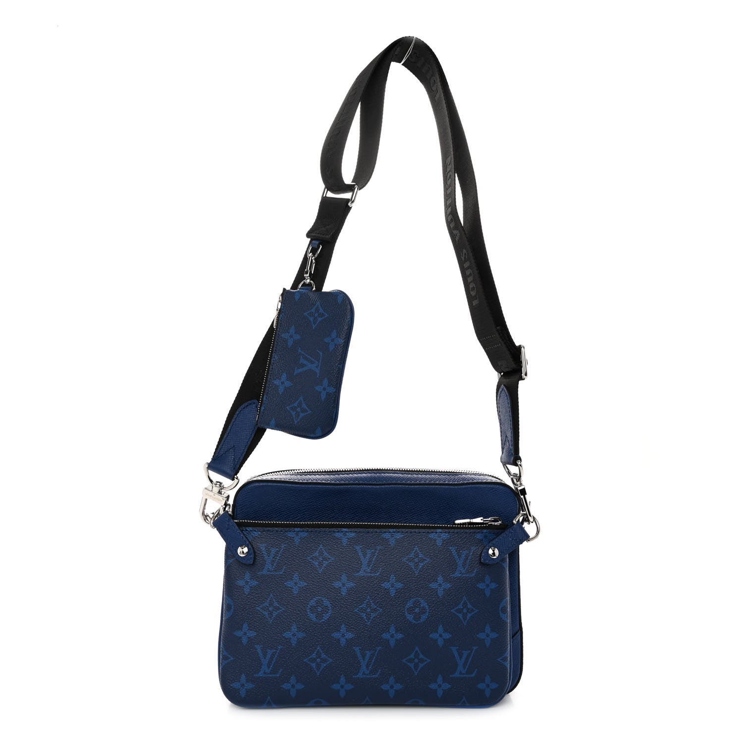 Louis Vuitton Taigarama Trio Messenger Cobalt 1 of 10
