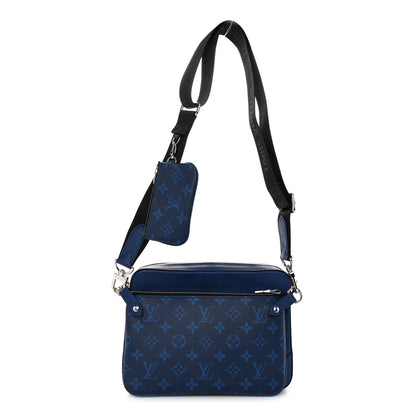 Louis Vuitton Taigarama Trio Messenger Cobalt 1 of 10