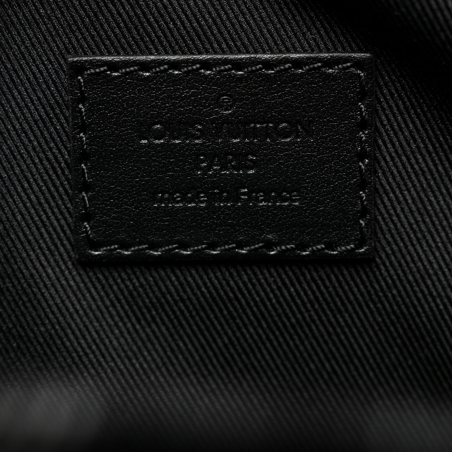 LOUIS VUITTON Monogram Macassar Handle Soft Trunk Black