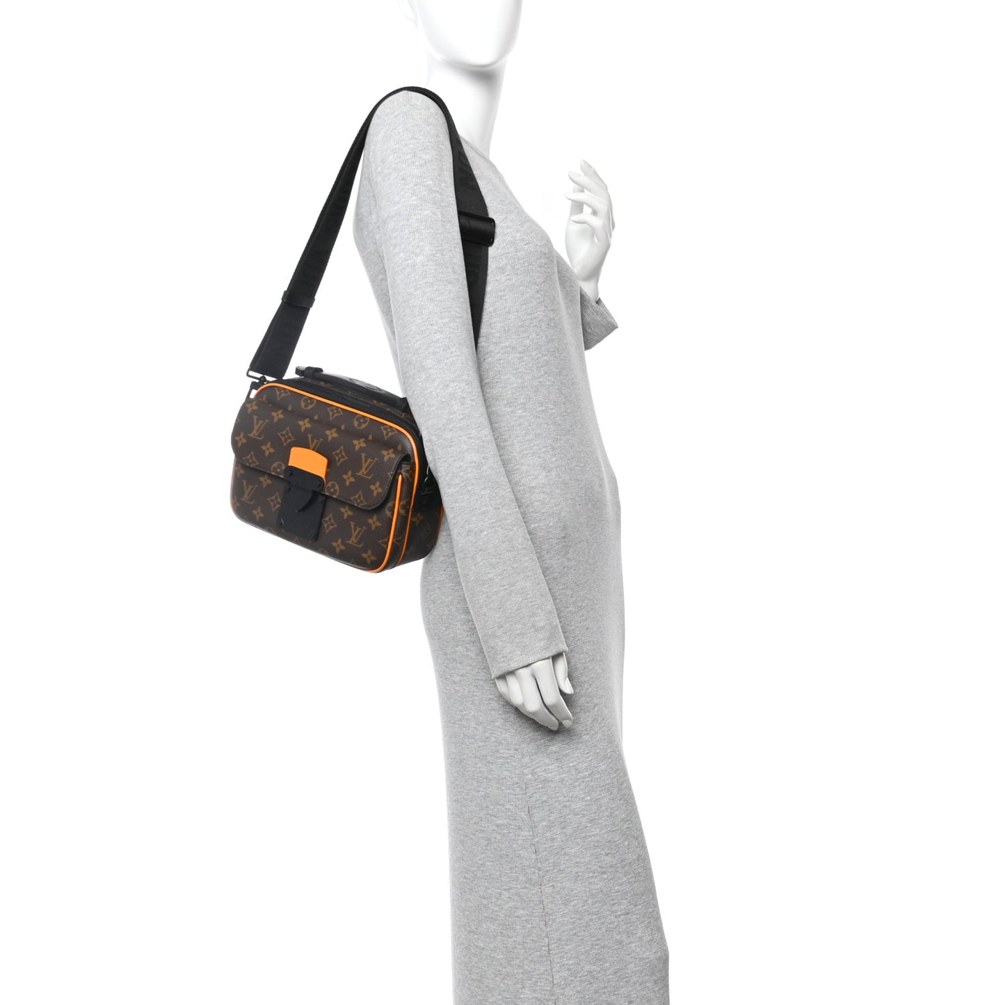 Monogram Macassar S Lock Messenger Yellow