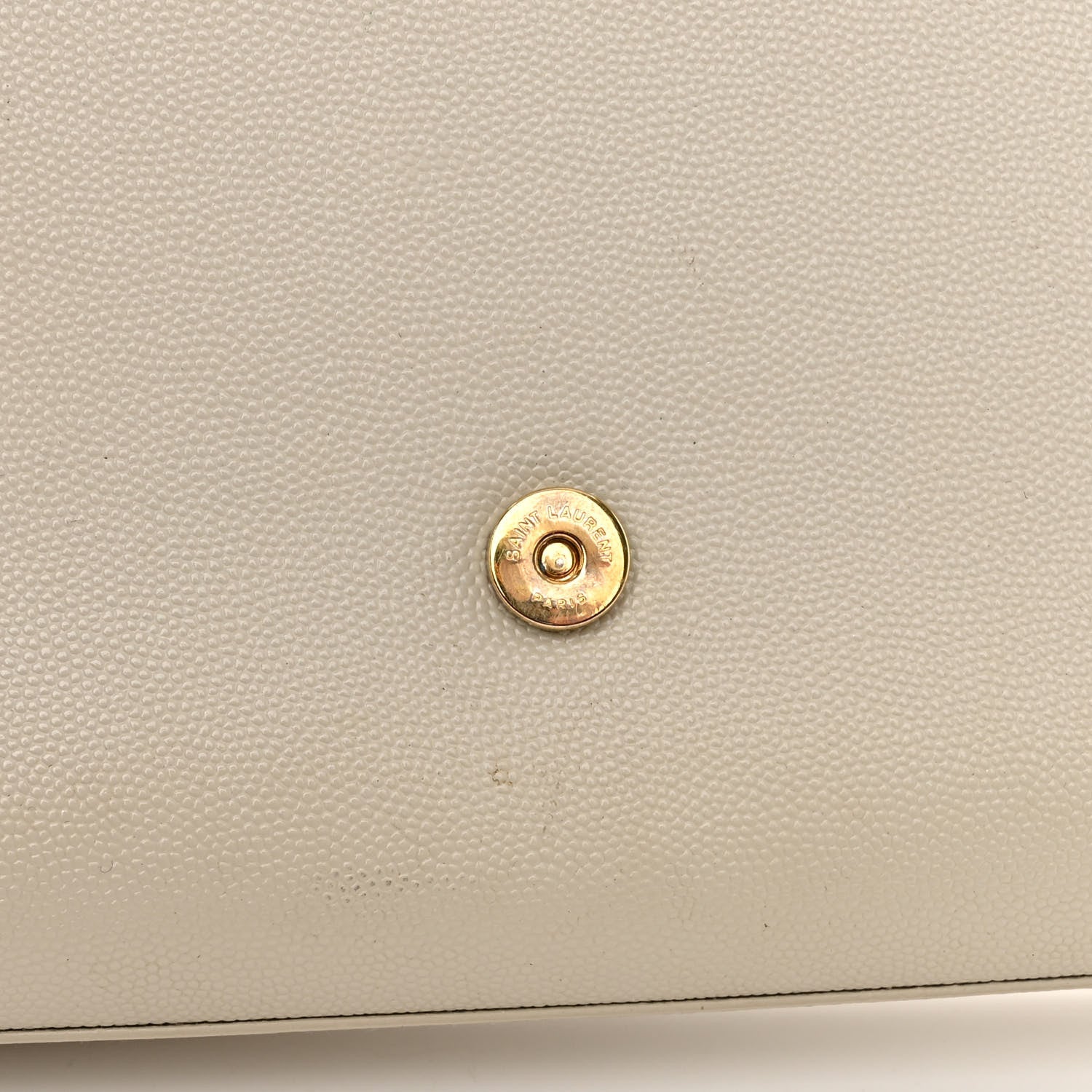 Saint Laurent Grain De Poudre Medium Classic Monogram Kate Satchel Crema Soft 12 of 13