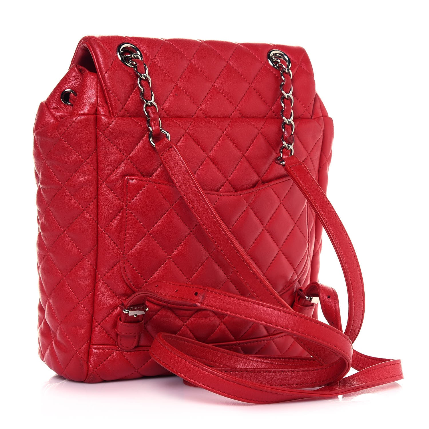 Chanel Lambskin Quilted Small Urban Spirit Backpack Red 3 of 21