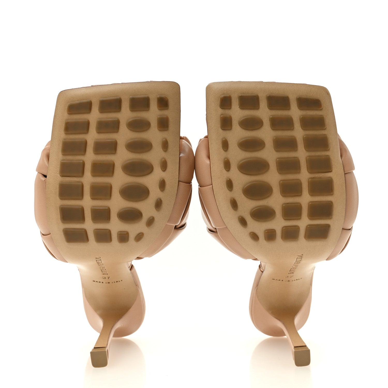 Bottega Veneta Nappa Maxi Intrecciato Lido Mule Sandals 37 Cipria 6 of 9