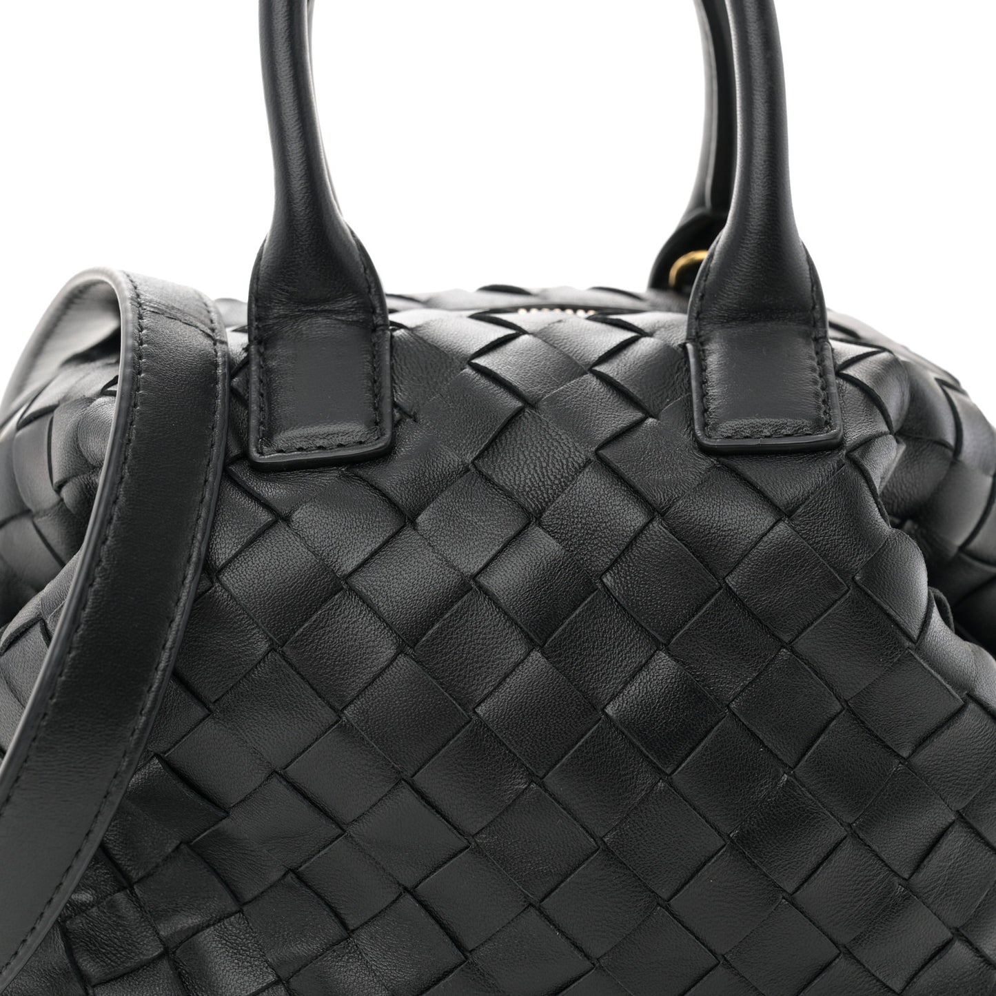 Nappa Intrecciato Bauletto Black