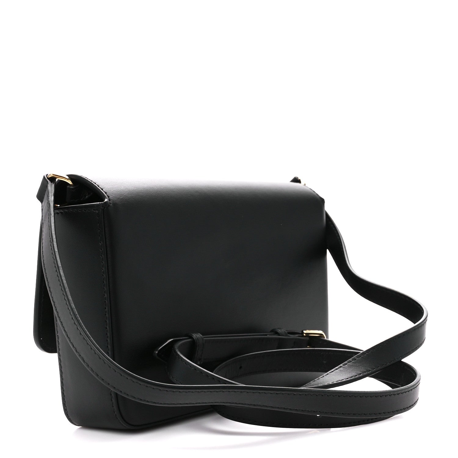 Burberry Calfskin Vintage Check New Hampshire Bag Black 3 of 11
