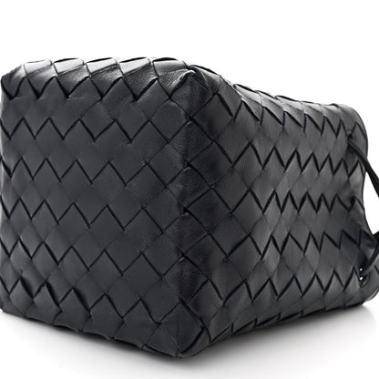 Bottega Veneta Nappa Intrecciato Small Drawstring Bucket Bag Navy 9 of 9