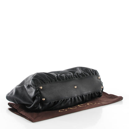 Gucci Calfskin D Gold Tote Black 4 of 7