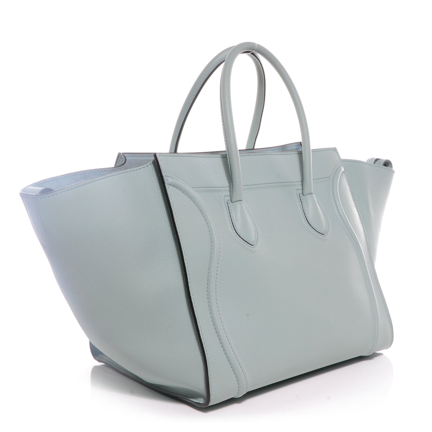 Calfskin Small Phantom Luggage Glacier
