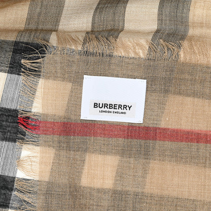Burberry Wool Horseferry Print Scarf Beige 2 of 3