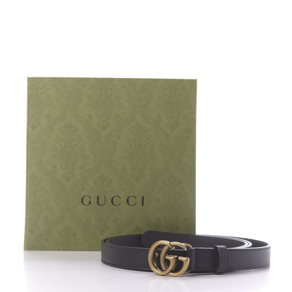 Gucci Calfskin Double G 20mm Belt 110 44 Black 7 of 7