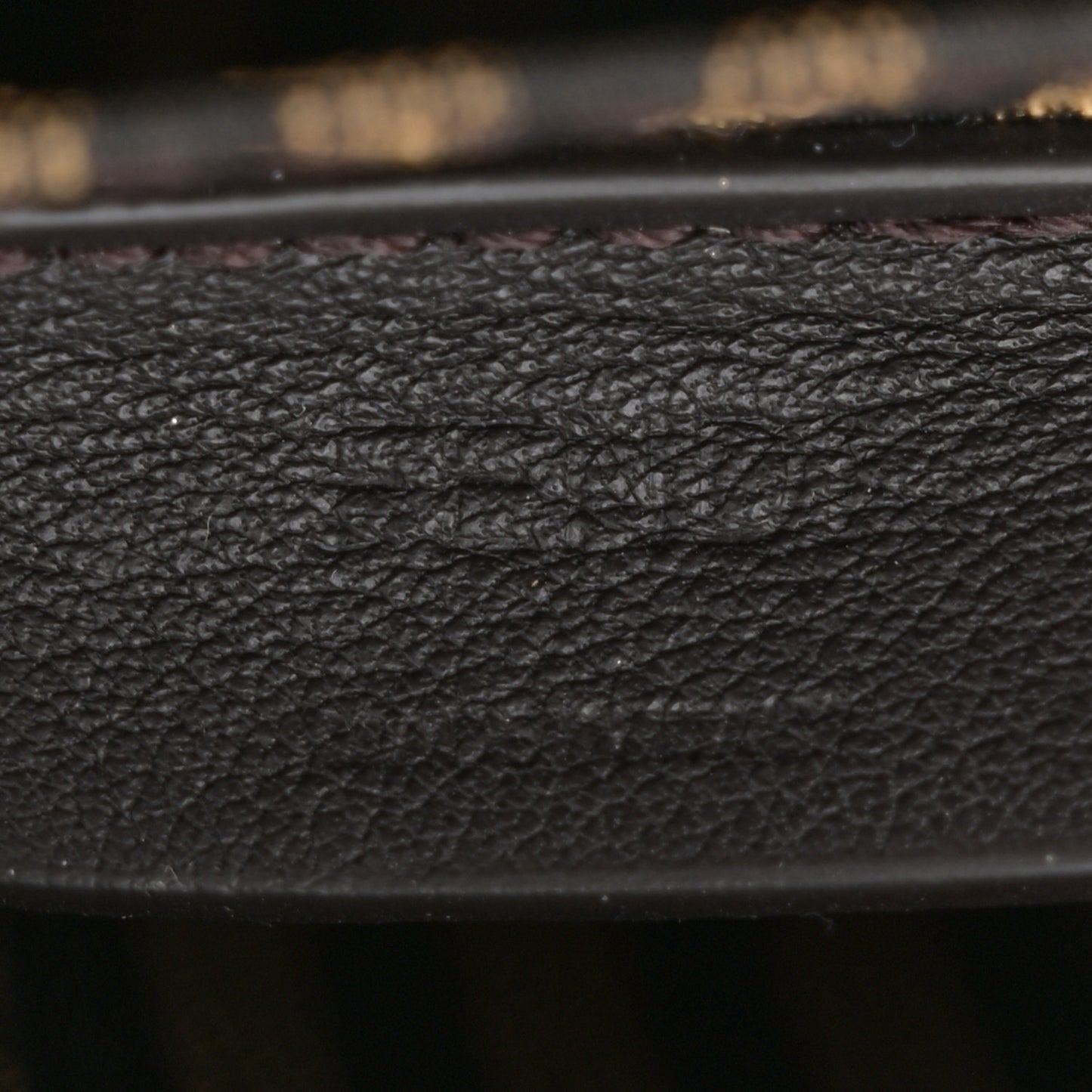 Vitello Palmellato Wallet on Chain with Pouches Black