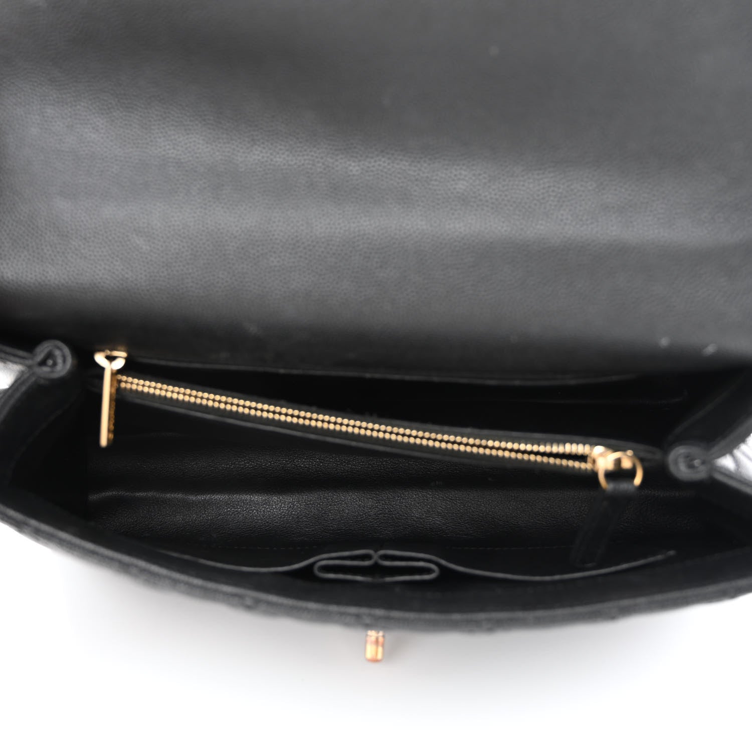 Chanel Caviar Lizard Embossed Quilted Small Coco Handle Flap Black 4 of 11