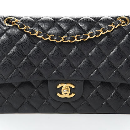 Chanel Caviar Quilted Medium Double Flap Black 8 of 14